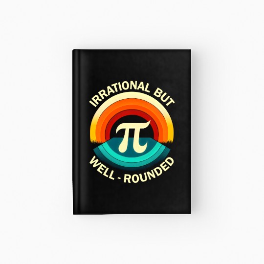 Pi Day Pun Irrational Number Joke Math Nerd Hardcover Journal