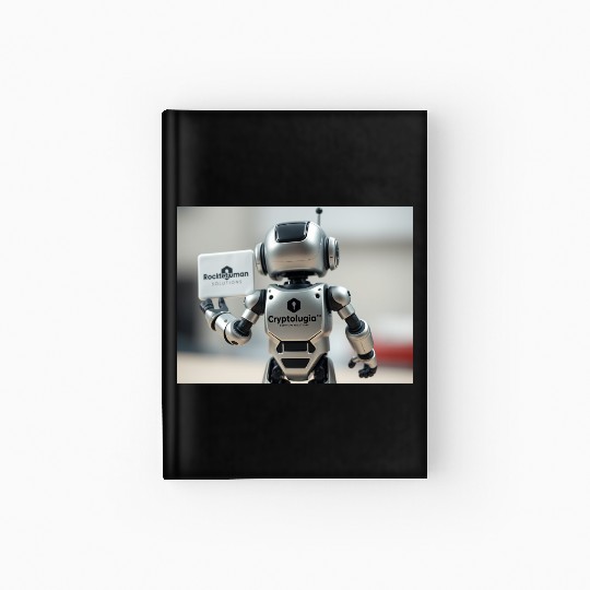 Rocketman Robot Hardcover Journal