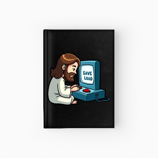 Jesus Saves and Loads Hardcover Journal