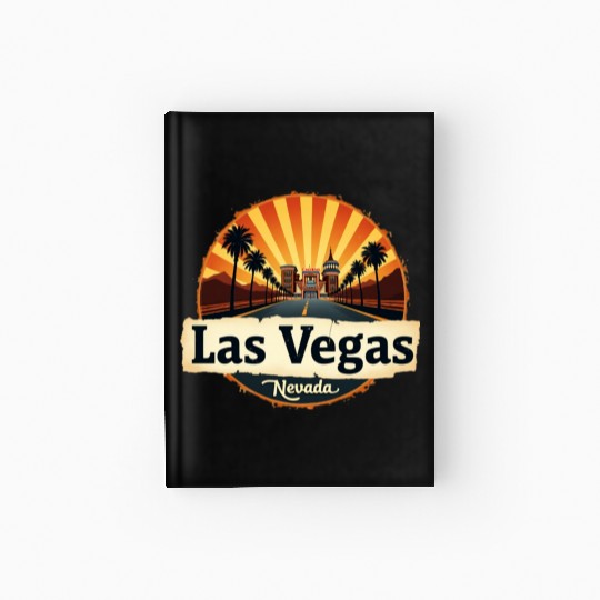 Las Vegas Souvenir and Travel Gift Idea Hardcover Journal