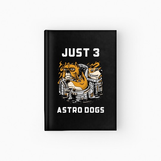 Just 3 Astro Dogs Best Selling Hardcover Journal