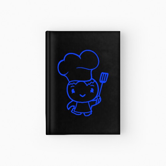 Bird Chef Cap Duck Delicious Hungry Eat Sweet Cute Hardcover Journal