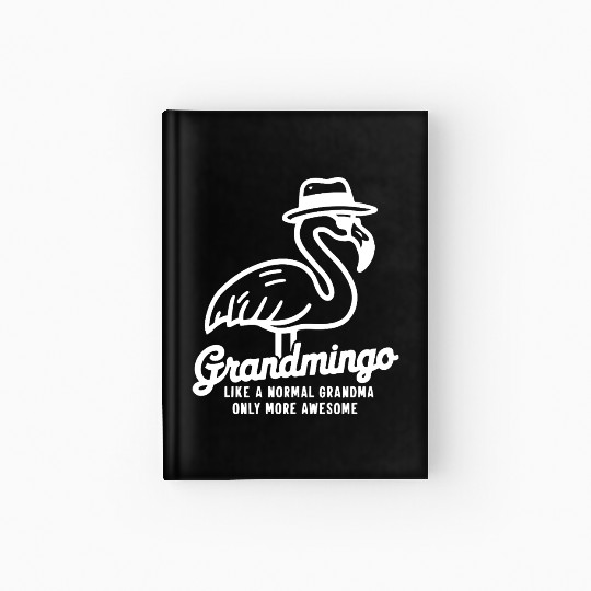 Grandmingo - Funny Flamingo Grandma Gift Hardcover Journal