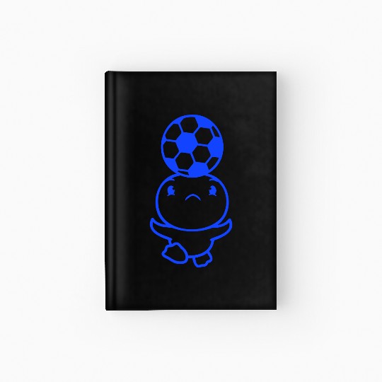 Duck Plays Soccer Header Ball Balancing Head Fun Hardcover Journal