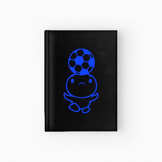 Duck Plays Soccer Header Ball Balancing Head Fun Hardcover Journal