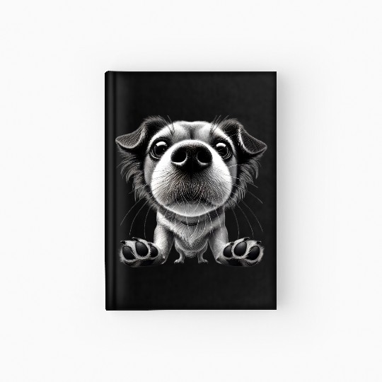 Puppy Big Nose, Bigger Love Hardcover Journal