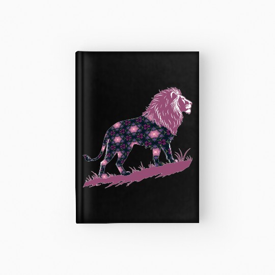 Star of David Pattern 20 Lion of Judah Hardcover Journal