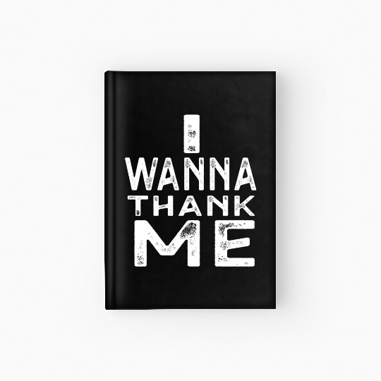 Bold Thank You Typography Design Hardcover Journal