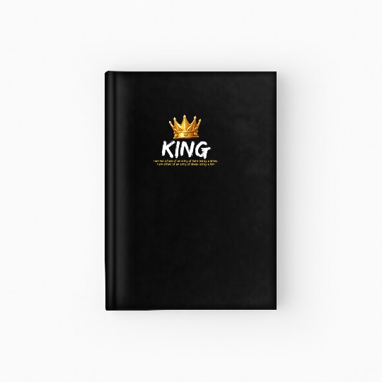 Courageous King:Wear Your Strength with Confidence Hardcover Journal