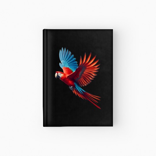 macaw parrot Hardcover Journal