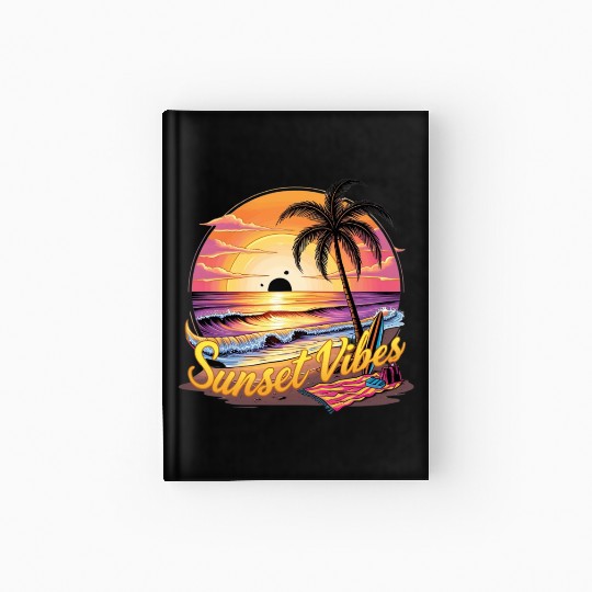 Sunset Vibes Hardcover Journal