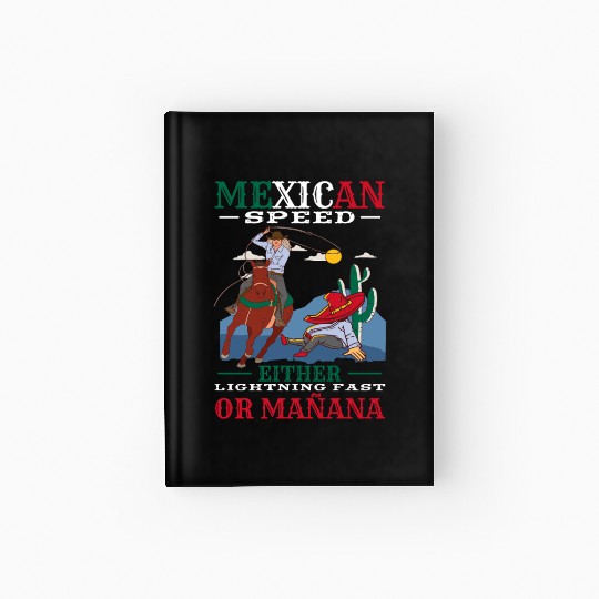 Mexico Themed Costume For Hispanic Heritage Month Hardcover Journal