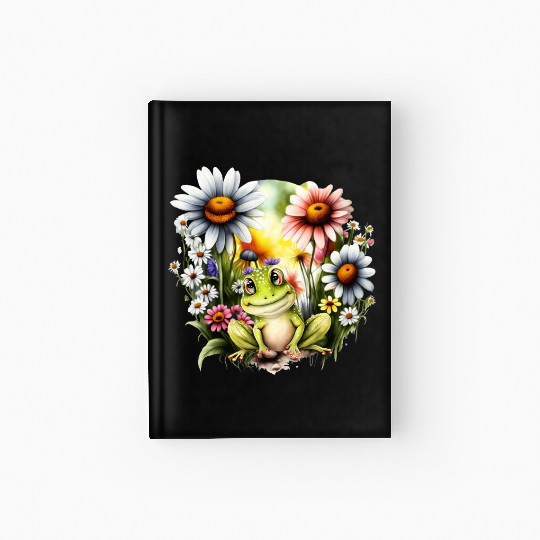 Freckles the Flower Frog Hardcover Journal