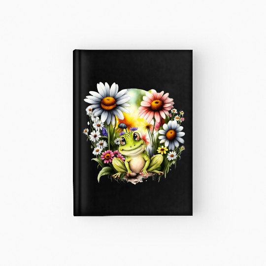 Freckles the Flower Frog Hardcover Journal