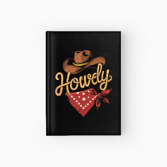 Howdy Cowboy Rodeo Hardcover Journal