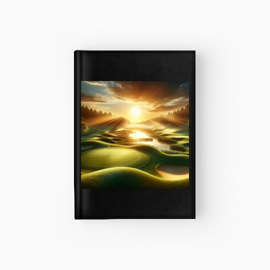 Sunrise Golf Course Hardcover Journal