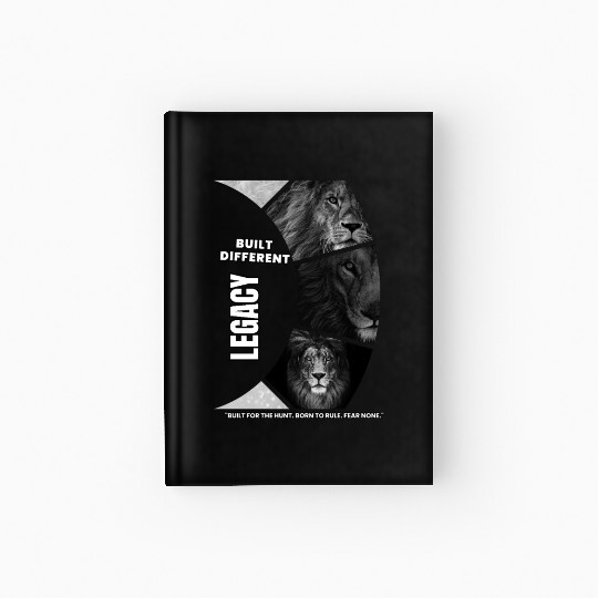 LION MENTALITY Alpha Streetwear Hardcover Journal