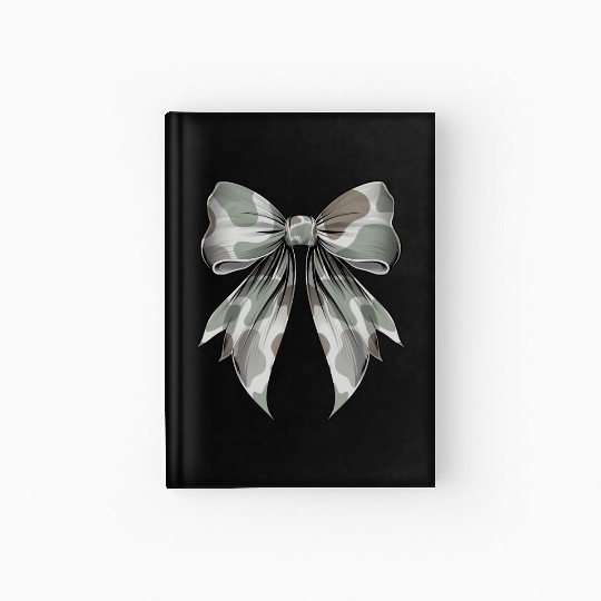Coquette Bow Camouflage Hunting Hunter Hog Deer Hardcover Journal