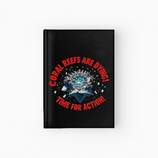 Coral Reefs Are Dying! Time for Action! Hardcover Journal