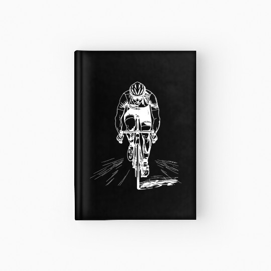 Cycling Guy Sketch Hardcover Journal