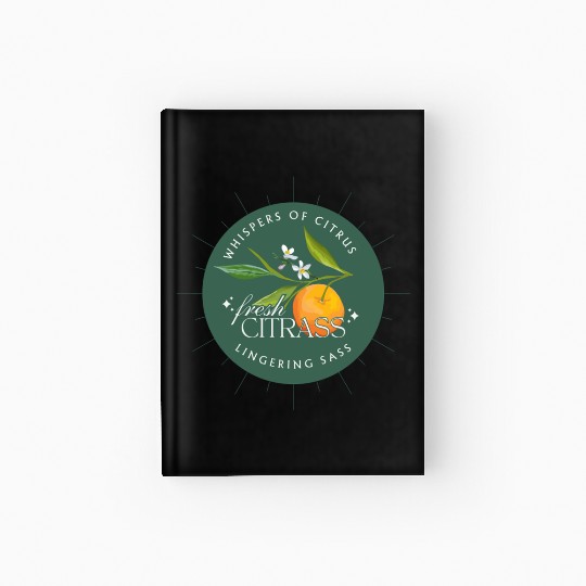 Elegant Citrus Branding Design Hardcover Journal