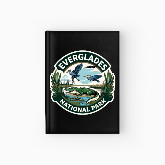 Everglades National Park Florida USA Logo Hardcover Journal