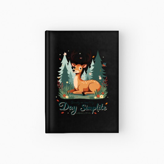 Forest Spirit-Simplicity with the Beauty of a Deer Hardcover Journal