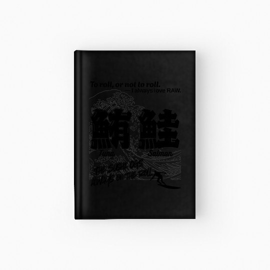 Sushi Kanji Hardcover Journal - Tuna & Salmon | The Sushi OGs