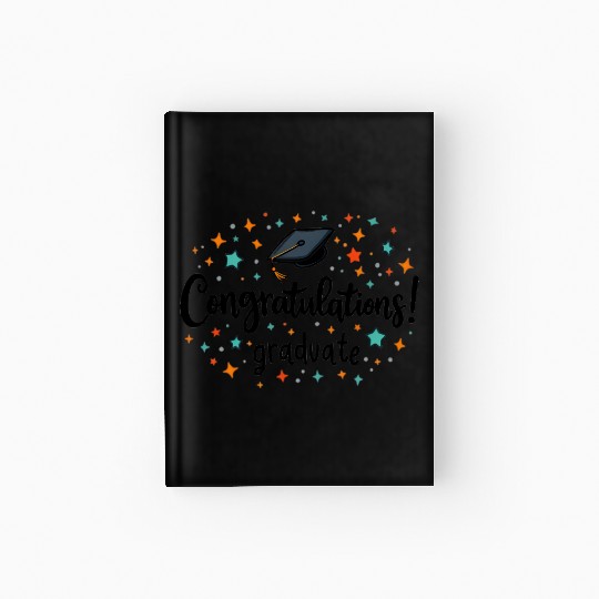 Congratulations Graduate! | Fun and Colorful Gradu Hardcover Journal