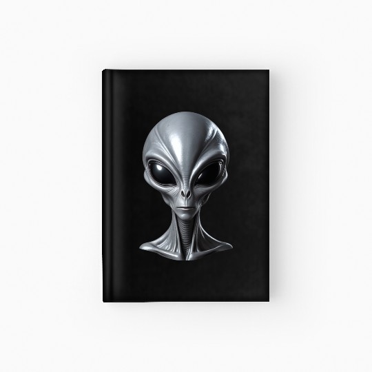 Real Alien Grey Extraterrestrial Hardcover Journal