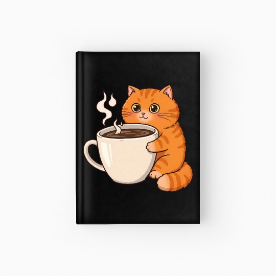 I Love Cat, Coffee & Maybe You Hardcover Journal