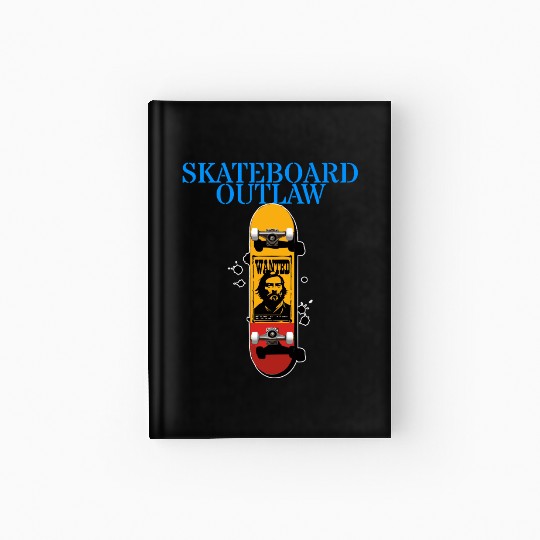 Skateboard Outlaw Hardcover Journal