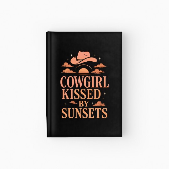 Soft Cowgirl Floral Rodeo Western Aesthetic Horse Hardcover Journal