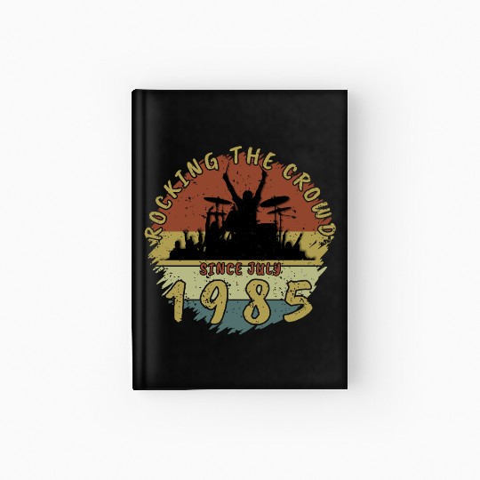 40th Birthday Rocking the crowd DRM 07/1985 Hardcover Journal