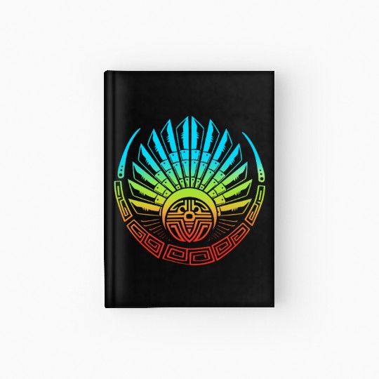 Mayan And Aztec Quetzalcoatl Maya Tribal Hardcover Journal