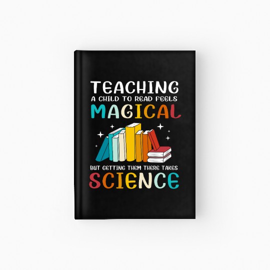 Reading Teacher Bookworm Read Books Hardcover Journal