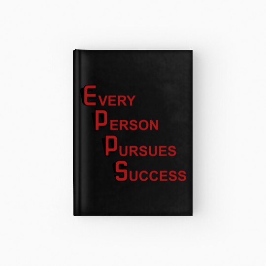 RED EPPS w Black Shadow Hardcover Journal