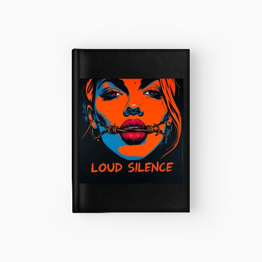 Loud Silence Psychedelic Hardcover Journal