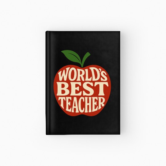 Worlds Best Teacher Hardcover Journal