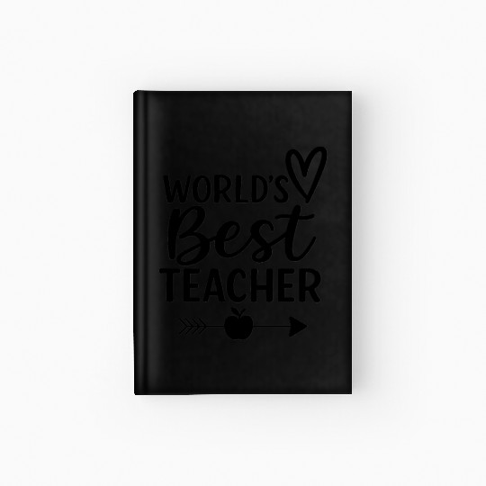 Worlds Best Teacher Hardcover Journal