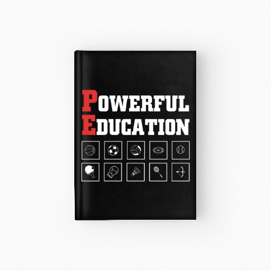 Physical Education Teacher PE Coach Hardcover Journal