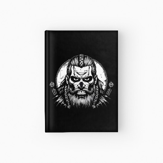 Viking Warrior Man Odin Thor Norman Walhalla Hardcover Journal