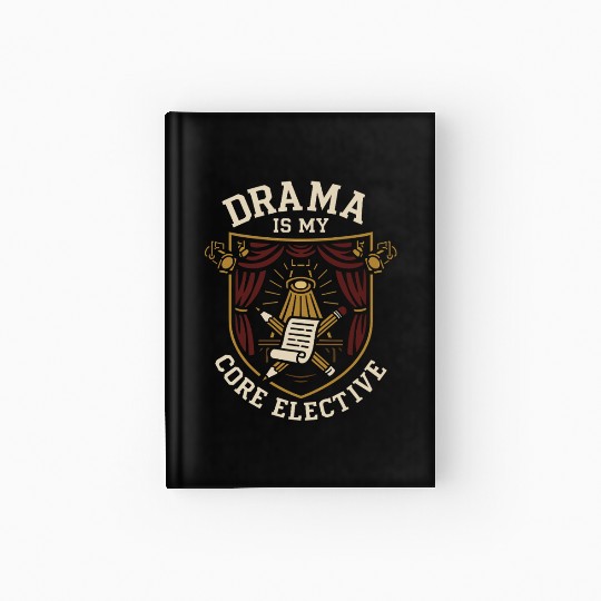 Theater Kid Drama Club Musical Theater Nerd Stage Hardcover Journal