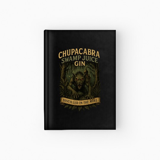 Chupacabra Swamp Juice Gin Hardcover Journal