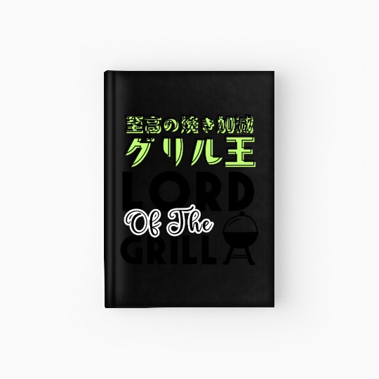 Grill Lord Retro Black Hardcover Journal