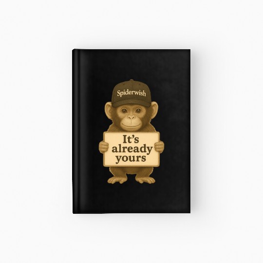 It's Already Yours - Brown Monkey Hardcover Journal