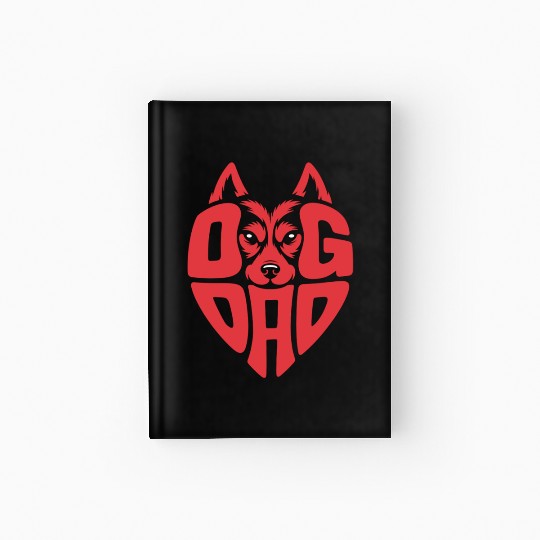 Proud Dog Dad Hardcover Journal