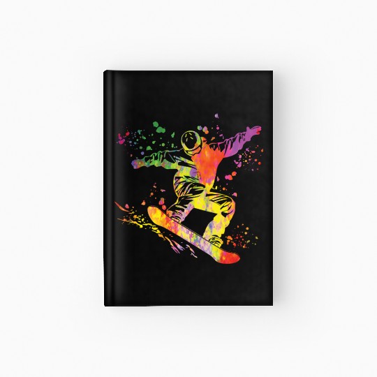 Snowboarder Snowboard Snowboarding Hardcover Journal