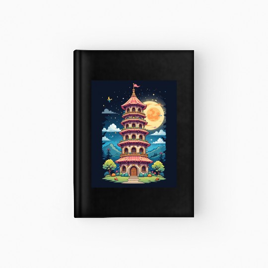 Twilight Temple Glow Hardcover Journal
