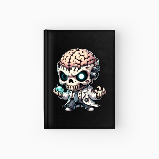 Zombie Scientist – Undead Brain Lab Genius Hardcover Journal